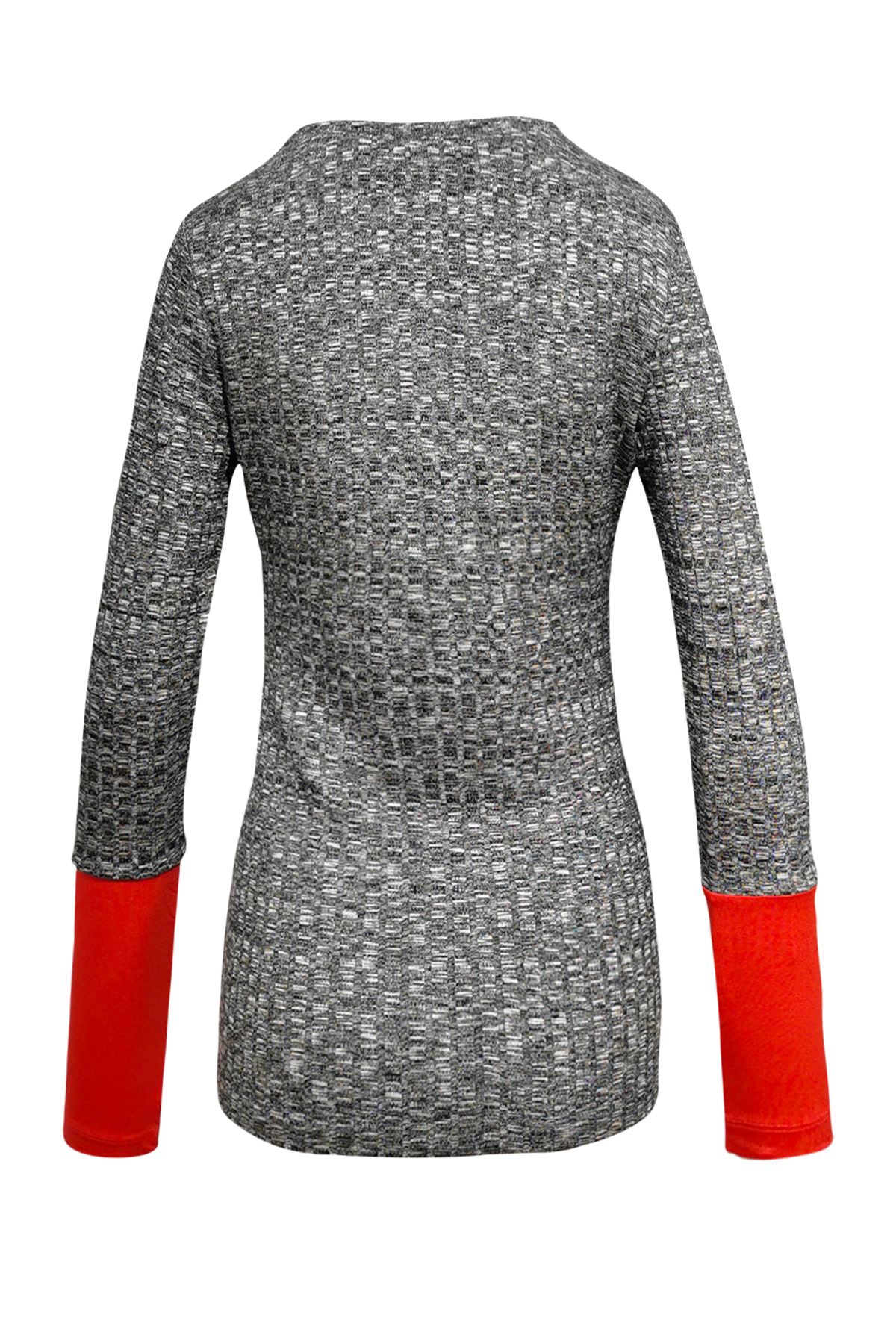 Perla Blanca Gri Emzirme Özellikli Hamile Bluz