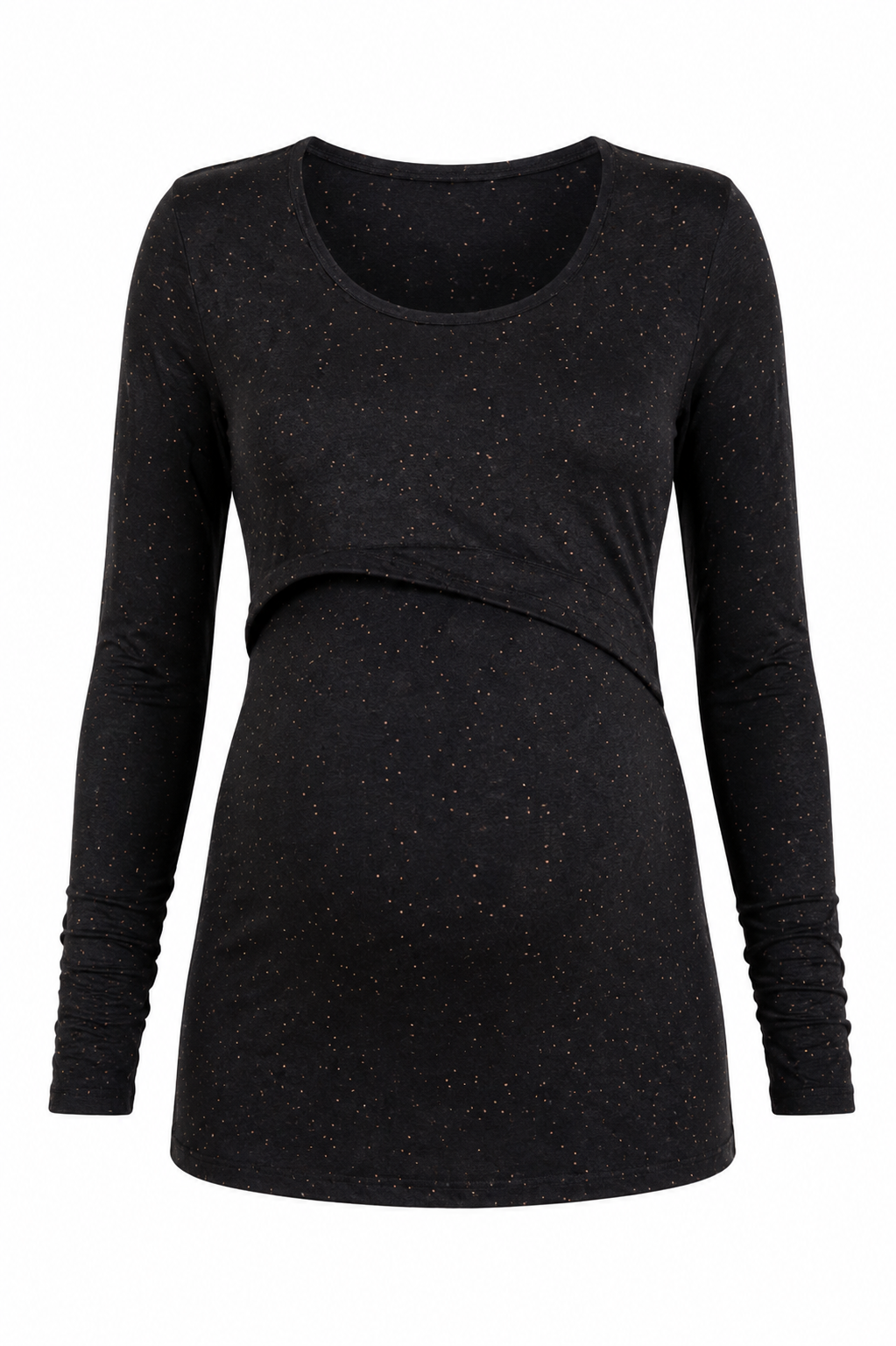 Perla Blanca Siyah Dark Drops Emzirme Özellikli Hamile Bluz 