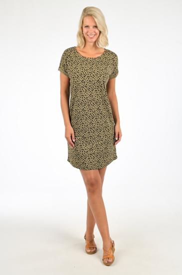 Geisha Khaki Green Elbise