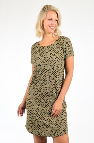 Geisha Khaki Green Elbise