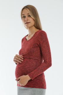 Kiremit Tonlar Hamile Emzirme Bluz