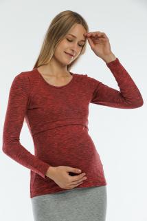 Kiremit Tonlar Hamile Emzirme Bluz