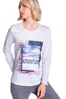 Dijital Baskılı &Ccedil;ok Renkli Bluz